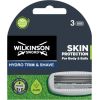 Wilkinson  Wilkinson Hydro Trim & Shave ostrza do maszynki do golenia i stylizacji 3szt. Elektriskās zobu birstes
