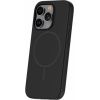 iLike Apple  iPhone 16 Pro Max Soft Touch Silicone case With Magnetic Black Neoriģinālie Maciņi