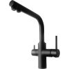 Ūdens maisītājs virtuves izlietnei Vento Cucina ar filtra krānu, melns Jaunumi Sadz. tehnika