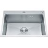 Кухонная мойка из нержавеющей стали VENTO 60X50X22 сатин врезная Крупная бытовая техника