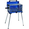 Campingaz suitcase gas grill 400 SGR (blue/silver) Pudeles