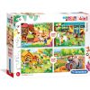 Clementoni, SuperColor 4 in 1, The Farm, Puzzle, Unisex, 3+ years, 2 x 20 + 2 x 60 pcs Пазлы