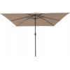 Vidaxl Parasolka ogrodowa Taupe, Czarny 295 x 295 x 245 cm Lumarko! Jaunumi -Dārzam