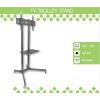 Techly Mobile stand for TV LCD/LED/Plasma 30''-65'' 60kg VESA tilting with shelf