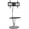 Techly Floor stand for TV LCD/LED/Plasma 32''-70'' 68kg VESA adjustable w/ shelf