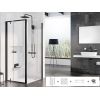 Ravak SET19 Dušas komplekts 5 vienā PDOP1 + PPS 90x90 melns Dušas kabīnes