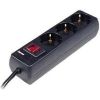 Hama Power Strip, 1.4 m, 3 sockets, black - Power strip Strāvas pagarinātāji