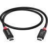 Hama USB-C/USB-C, USB 4.0, 20 Gbit/s, 5 A, 240 W, 2 m - Charging cable Data USB kabeļi