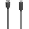 Hama Video Cable DisplayPort / HDMI, 1,5m, black - Video Cable Dažādi vadi