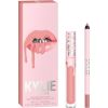 Kylie Jenner Set Kylie Cosmetics: By Kylie, Liquid Lipstick, 300, Kokok, 3 ml + By Kylie, Pencil, Lip Liner, Kokok, 1.1 g Dāvanu komplekti