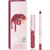 Kylie Jenner Set Kylie Cosmetics: By Kylie, Liquid Lipstick, 103, Better Not Pout, 3 ml + By Kylie, Pencil, Lip Liner, Better Not Pout, 1.1 g Dekoratīvā kosmētika