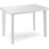 Ipae-progarden Galds Faretto 100x70cm balts Dārza galdi