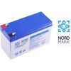 Battery NORDMARK, 12V 7Ah, T1 UPS Nepārtrauktā barošana