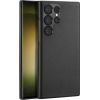 Dux Ducis -  Galaxy S23 Ultra elegant case made of artificial leather Black Neoriģinālie Maciņi