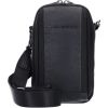 Piquadro, Brief 2, Nylon And Leather, Textile Crossbody Bag, Black, CA5485BR2, For Men Somas portatīvajiem datoriem