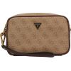 Guess, Vezzola, Polyurethane, Small, Textile Crossbody Bag, Brown, GU154H046-O11, 13x20x5 cm, Unisex Сумки, обложки для ноутбуков