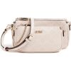 Guess, Dayane, Double, Textile Crossbody Bag, Blush, 24 x 13.5 x 4.5 cm, For Women Сумки, обложки для ноутбуков