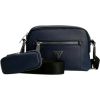 Guess, Certosa, Synthetic Leather, Textile Crossbody Bag, Blue, HMCERTP2228, 19.5 x 22.5 x 132 cm, For Women Сумки, обложки для ноутбуков