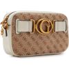 Guess, Aviana, Textile Crossbody Bag, Beige/White, 25 x 15 x 6.5, For Women Сумки, обложки для ноутбуков