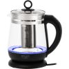 Adler Kettle AD 1299 Electric 2200 W 1.5 L Glass 360° rotational base Black Чайники (электрические)