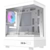DarkFlash DB330M White Computer Case (+3 Fans) v2 Datoru korpusi