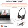 HP Poly Blackwire 3220 Stereo USB-C Black Headset +USB-C/A Adapter (Bulk) Austiņas