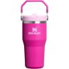 Stanley Termokrūze ar salmiņu The IceFlow Flip Straw 2.0 Tumbler 0,59L violeta Pudeles