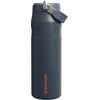 Stanley Termopudele ar salmiņu The IceFlow Bottle Flip Straw 2.0 0,71L pelēka Pudeles