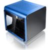 Raijintek METIS EVO TG Mini–ITX case, Tempered Glass – blue Корпуса