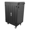 Charging trolley for laptops and tablets DELTACO up to 14", 36 slots, double door, black / DPS-0202/ Uzlādes rati Решения для зарядки