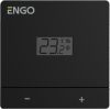 Engo neprogrammējams vadu istabas termostats EASY-BATB, 2xAAA, melns Silto grīdu sistēmas