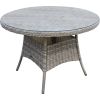 Table TRENTO D110xH73cm, light grey Dārza galdi