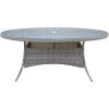 Table TRENTO 180x100xH73cm, light grey Dārza galdi