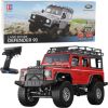 Remote Controlled Off-Road Vehicle RC Land Rover Defender 90 Red 1:14 Radio vadāmās rotaļlietas (RC)