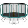 Funfit Trampolina ogrodowa dla dzieci 374cm z siatką zewnętrzną i drabinką Jaunumi - Sports