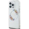 Guess IML Flowers Wreath MagSafe Case Aizsargapvalks Priekš Apple iPhone 16 Pro Max Neoriģinālie Maciņi