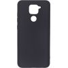 Evelatus Xiaomi  Redmi Note 9 Nano Silicone Case Soft Touch TPU Black Neoriģinālie Maciņi