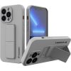Wozinsky Apple  iPhone 13 Kickstand Case silicone case with stand Grey Чехлы - альтернативные