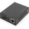 Digitus Gigabit PoE media converter, RJ45 / SFP, PSE black Сетевые кабели