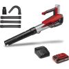 EINHELL Professional Cordless Leaf Blower GP-LB 18/200 LI red/black, 1x Li-Ion battery 4.0 Ah Plus, with gutter cleaning set Jaunumi -Dārzam