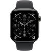 Apple Watch Series 11, Smartwatch Titanium Slate, Titanium Case, 46 mm, Black Sport Band M/L, Cellular Smart-Watch Pulksteņi