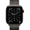 Apple Watch Series 11, Smartwatch Titanium Slate, Titanium Case, 42 mm, Milanese Strap Slate S/M, Cellular Smart-Watch Pulksteņi