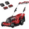 Einhell Cordless Lawn Mower Set GE-CM 36/37 Li, 36 Volt (2x18 V) (red/black, 2x Li-Ion Plus batteries 4.0 Ah) Jaunumi -Dārzam