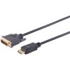 Kabelis Brackton DisplayPort - DVI 1080P 60Hz 10m HDMI vadi