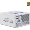 Chieftec Vega M 1000W White, PC power supply white, 1x 12 pin high power GPU, 4x PCIe, cable management, 1000 watts Блоки питания