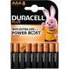Duracell Plus Boost MN2400 BL8 AAA 8 pc(s) Батарейки, аккумуляторы