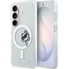 Karl Lagerfeld   IML Choupette Peekaboo Logo Magnetic Case for iPhone Samsung Galaxy S26 Transparent Neoriģinālie Maciņi