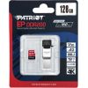 PATRIOT MEMORY Micro SDXC DDR200 with A+C card reader 128GB UHS-I U3/A2/C10/V30 Atmiņas kartes micro SD SDHC