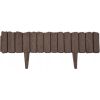 Декоративная газонная лента WOOD 58 × 12,5 см, коричневая Планки для забора и газон