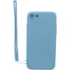 Evelatus Apple  iPhone 7/8 Soft Touch Silicone Case with Strap Blue Neoriģinālie Maciņi